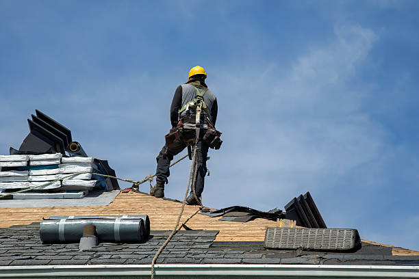 Professional Roofing technician working in Westfield, MA
